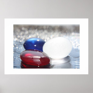 Póster Dios salve el cristal del mar de la Reina