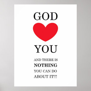 Póster Dios te Corazón