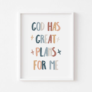 Póster Dios tiene grandes planes para mí poster