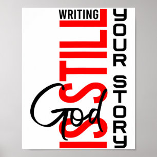 Póster Dios Todavía Está Escribiendo Tu Historia Inspirad
