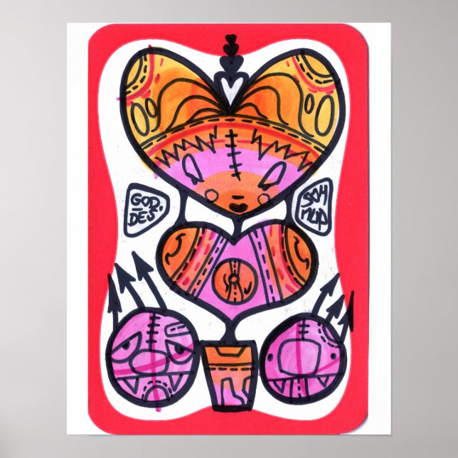 Póster diosa (Frente)