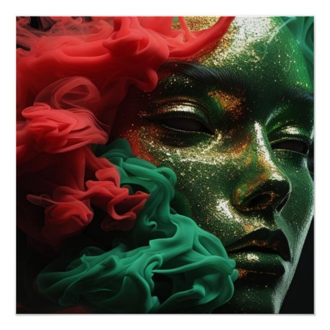 Póster Diosa africana (Anverso)