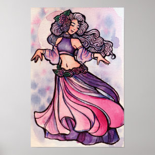 Póster Diosa bailarina Belly