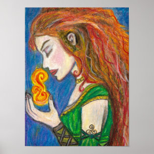 Póster Diosa Brigid