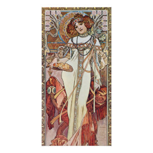 Póster Diosa de Art Nouveau