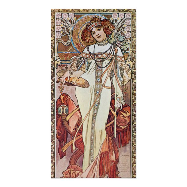 Póster Diosa de Art Nouveau (Anverso)