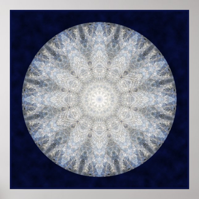 Póster Diosa de invierno Mandala (Frente)