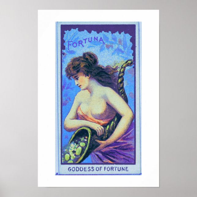 Póster Diosa de la fortuna, fortuna, imprenta Poster (Frente)