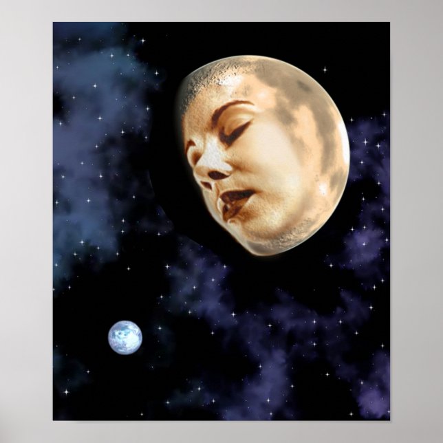 Póster diosa de la luna (Frente)
