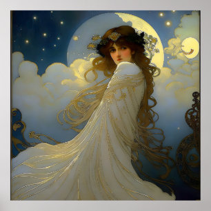 Póster Diosa de la Luna