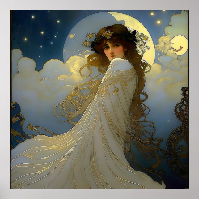 Póster Diosa de la Luna (Frente)