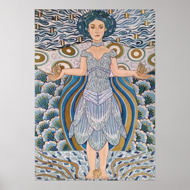 Póster Diosa de la luz (Frente)