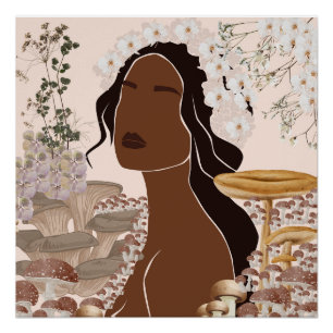 Póster Diosa de la Naturaleza