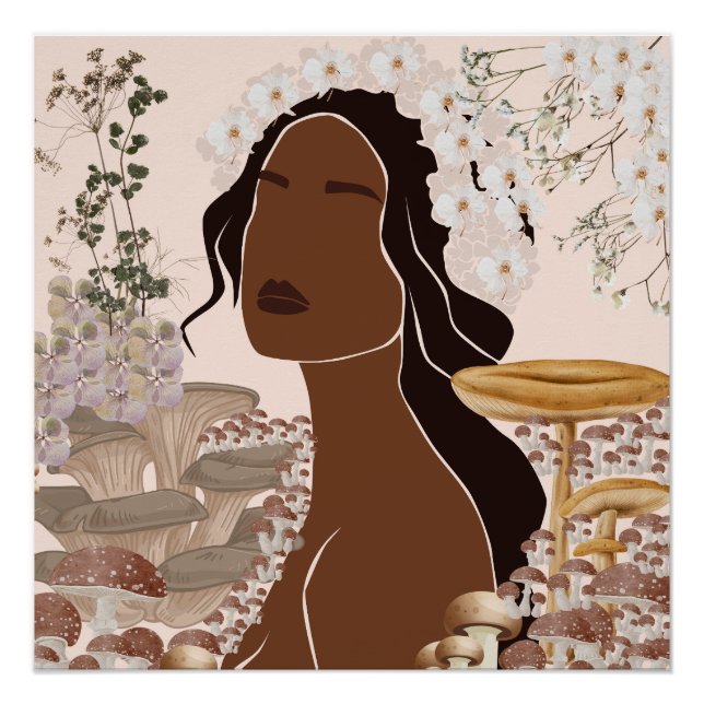 Póster Diosa de la Naturaleza (Anverso)