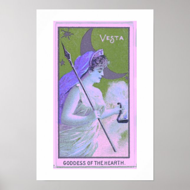 Póster Diosa de la Tierra, Vesta, imprenta Poster (Frente)