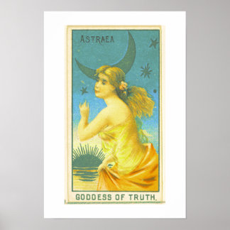 Póster Diosa de la Verdad, Astraea, imprenta Poster
