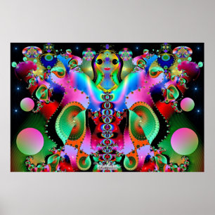 Póster Diosa de los colores