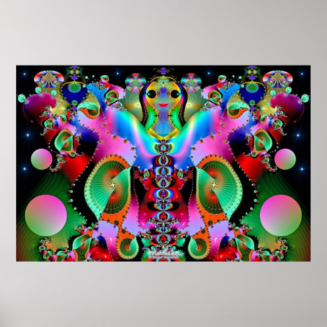 Póster Diosa de los colores (Frente)