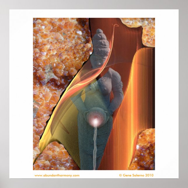 Póster Diosa de Shawarie de la luz de cristal (Frente)