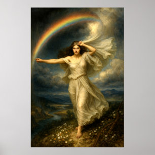 Póster Diosa del Arcoíris Iris