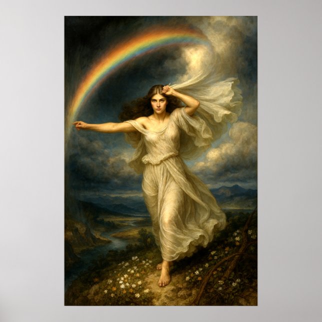 Póster Diosa del Arcoíris Iris (Frente)