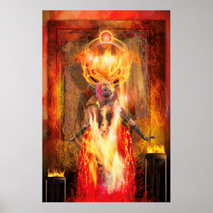 Póster Diosa del Fuego PELE