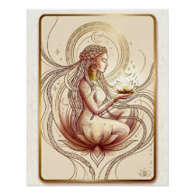 Diosa del Loto Sagrado Espiritual