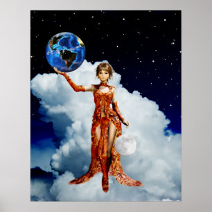 Póster Diosa del Poster Universo