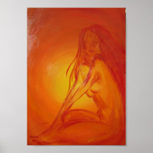 Póster diosa del sol