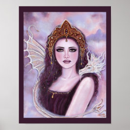 Póster Diosa Demeter con serpiente de Renee Lavoie