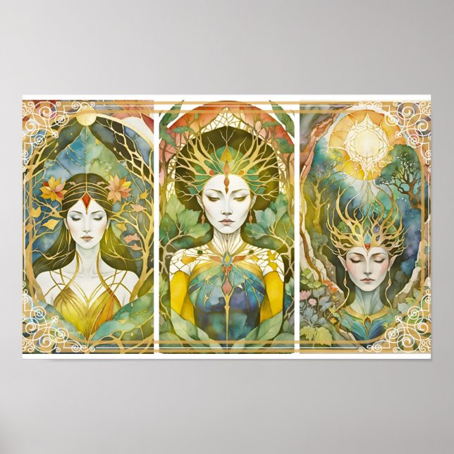 Póster Diosa dorada (Frente)