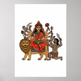 Póster Diosa Durga
