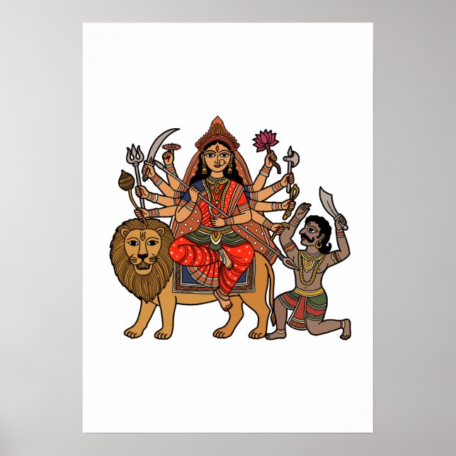 Póster Diosa Durga (Frente)