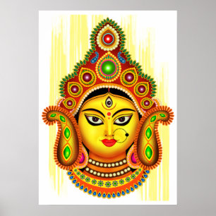 Póster Diosa Durga (Festival de Dussehra)