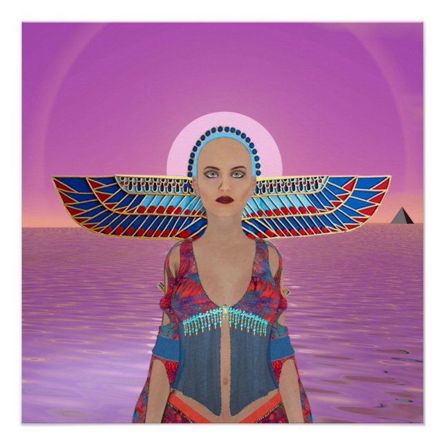 Póster Diosa egipcia (Anverso)