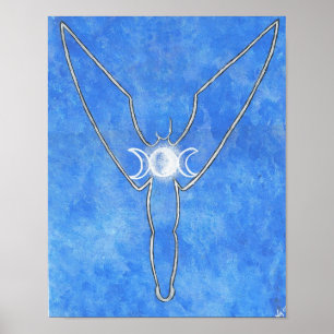 Póster diosa en ascenso