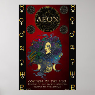 Póster Diosa Eon de las Épocas