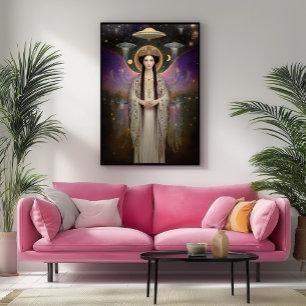 Póster Diosa Estelar Anunnaki Ishtar Arte de Alta Frecuen