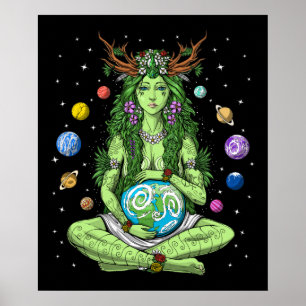 Póster Diosa Gaia
