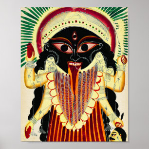 Póster Diosa hindú Kali