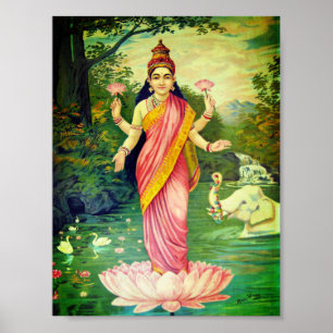 Póster Diosa Lakshmi