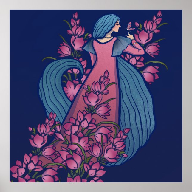 Póster Diosa mariposa (Frente)