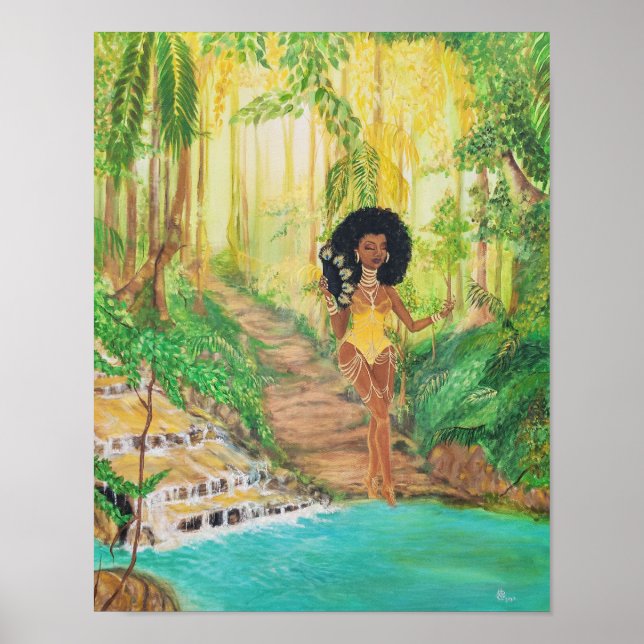 Póster Diosa Oshun Unmolthered (Frente)