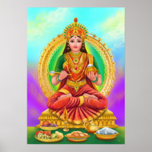 Póster Diosa poster Annapoorna