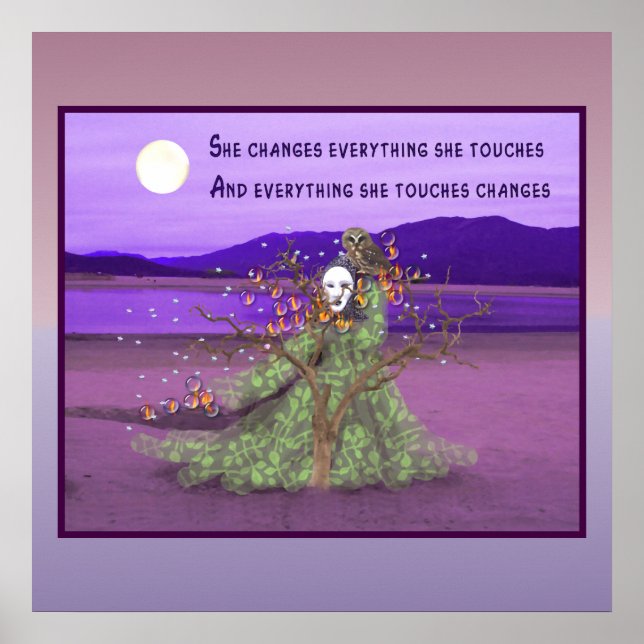 Póster Diosa Y Luna (Frente)