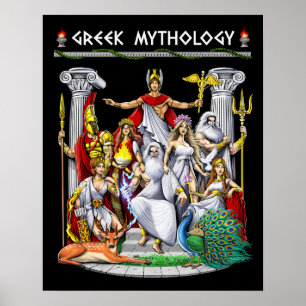 Póster Dioses de mitología griega