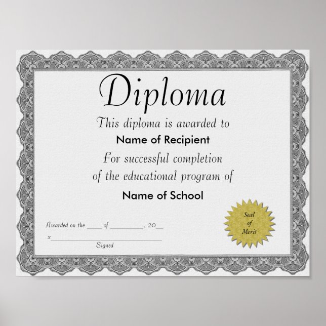 Póster Diploma (Frente)