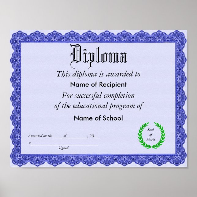 Póster Diploma (Frente)