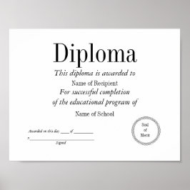 Póster Diploma