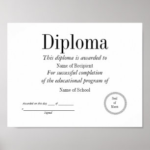 Póster Diploma